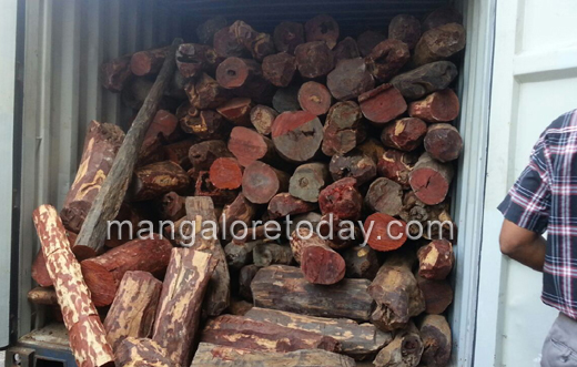 Red sanders smuggling at new mangalore port